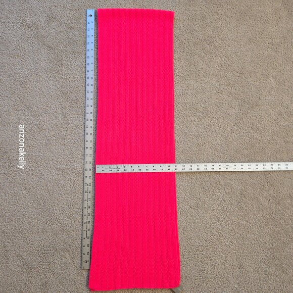 NWT J. Crew Cashmere *HOT PINK* Fuchsia Scarf - Picture 4 of 14